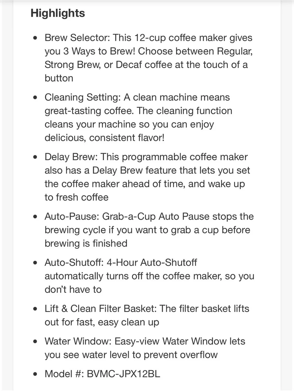 Mr. Coffee Black 3 Way to Brew, Stainless 12-Cup Programmable Coffee Maker